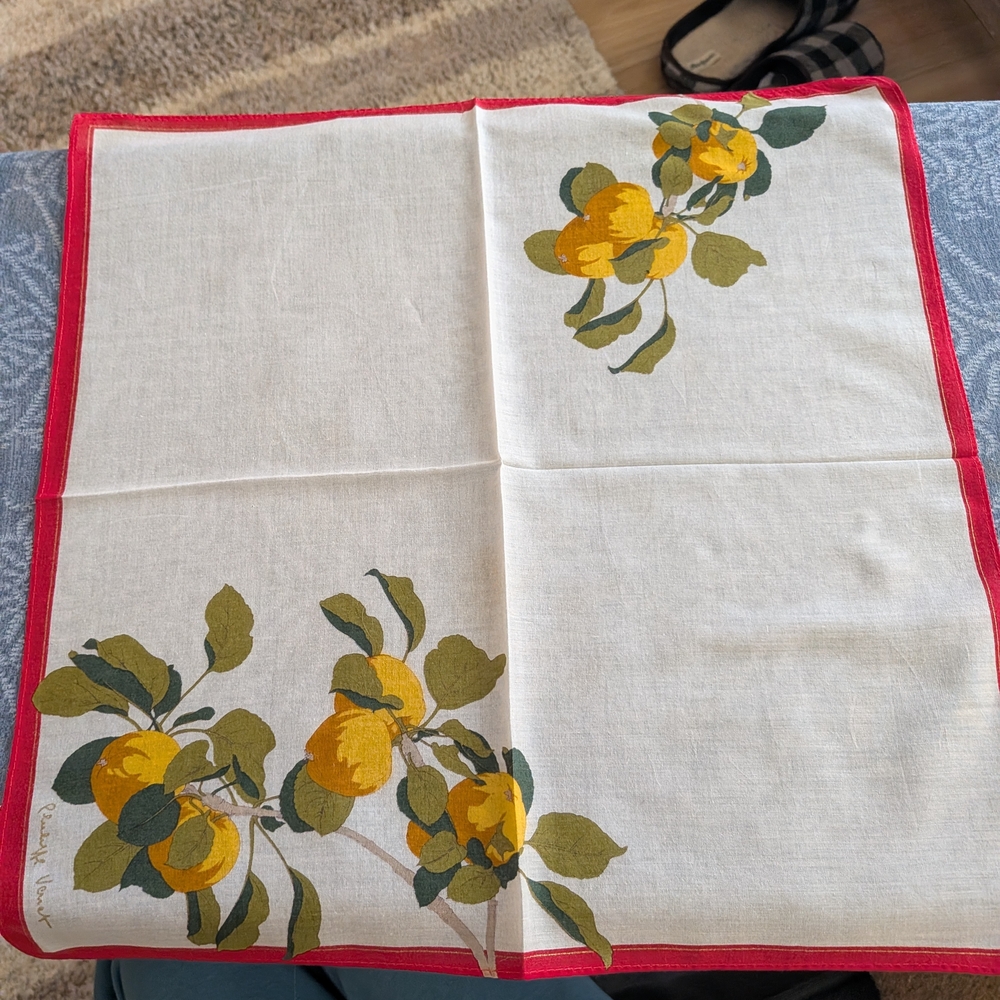 Vintage Japanese Scarf Made Into Hair Bow